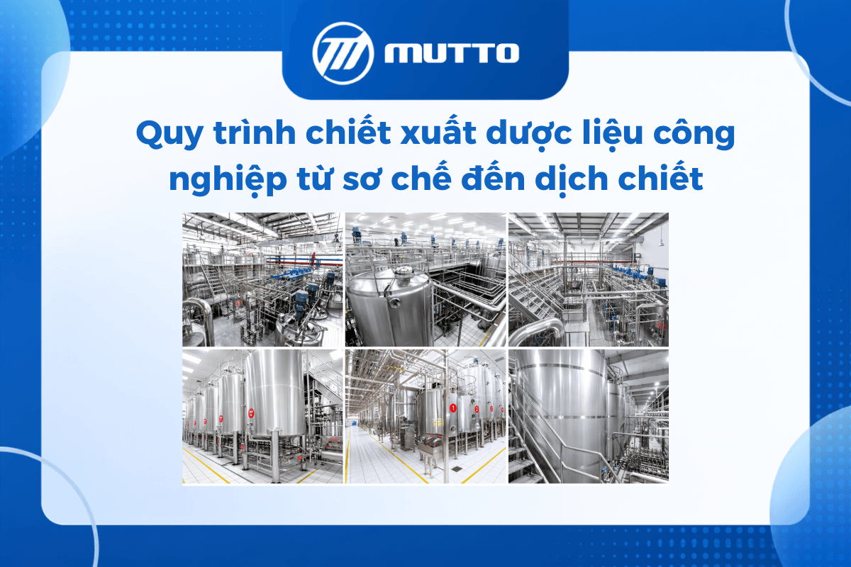 Dây chuyền sản xuất TPBVSK từ dược liệu