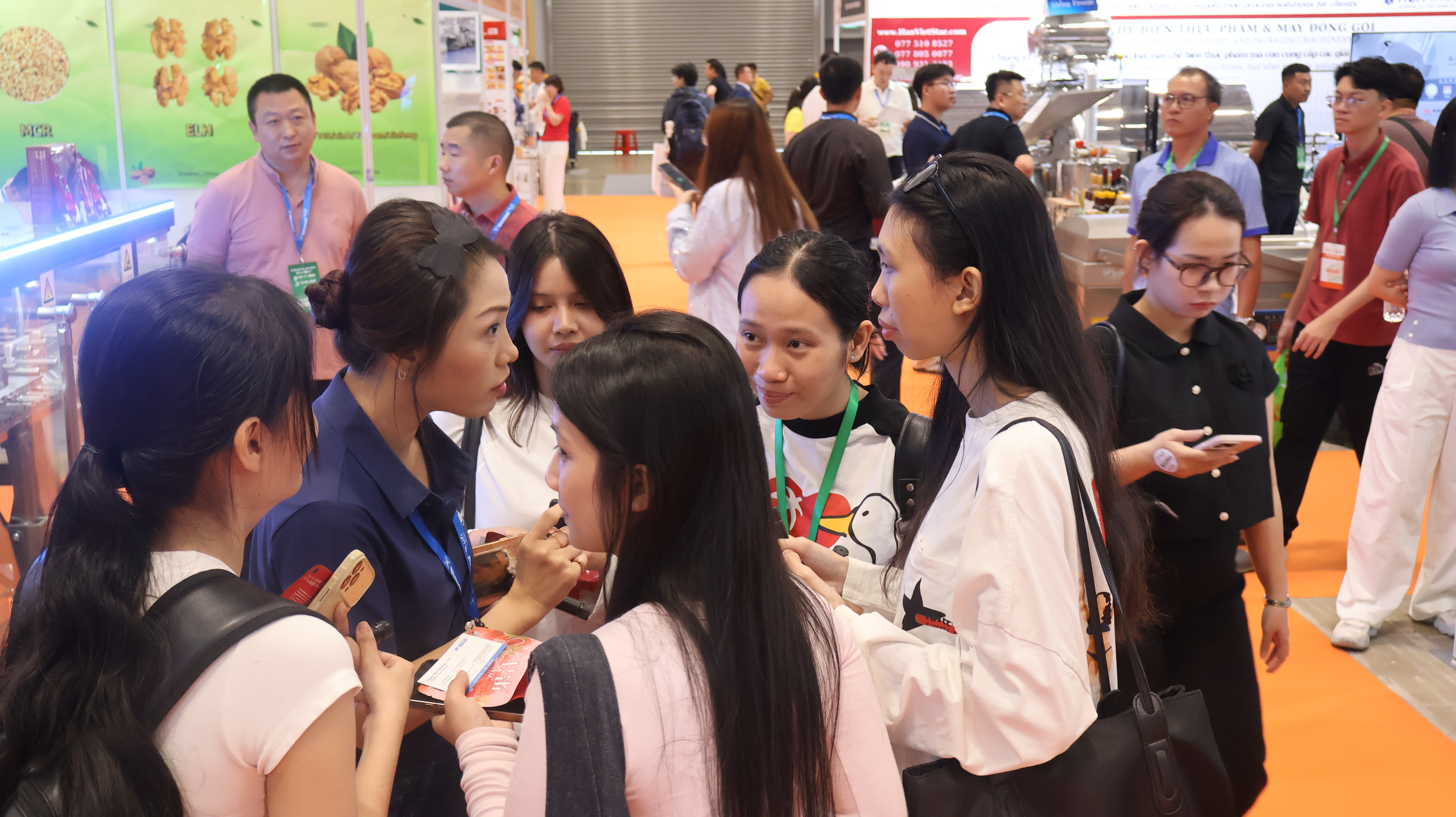 không khí tại triển lãm Vietfood & ProPack